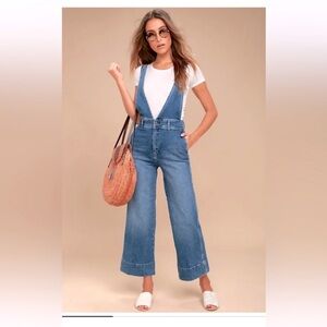 Blue Denim Women's Overalls